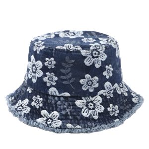 Bob Denim Brodé Fleurs