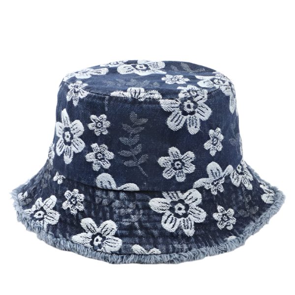 Bob Denim Brodé Fleurs