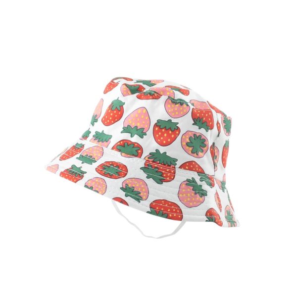 Bob Enfant à Motifs Fraise