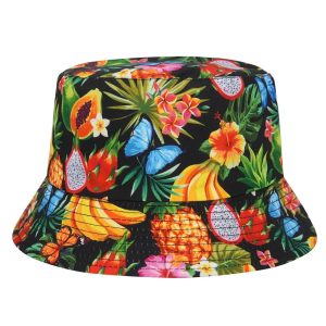 accessoire bob fleuri tropical