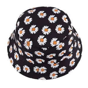 chapeau à motifs floraux
