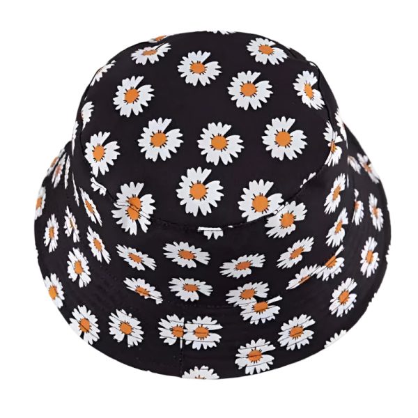 chapeau à motifs floraux