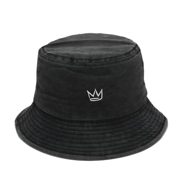Bob Noir Couronne avec broderie