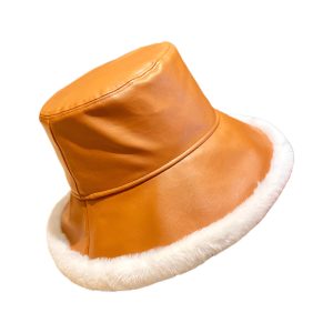 chapeau fausse fourrure élégant