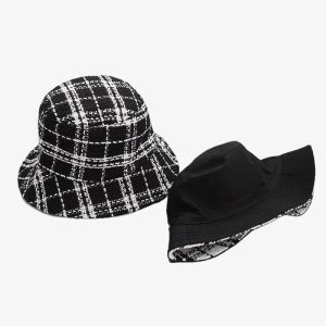 Bob à Carreaux Réversible chapeau