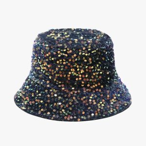 bob à sequins femme