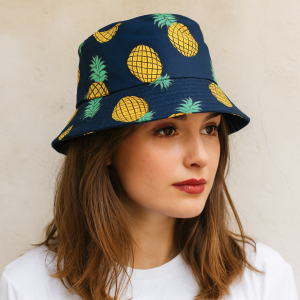 chapeau fruité ananas