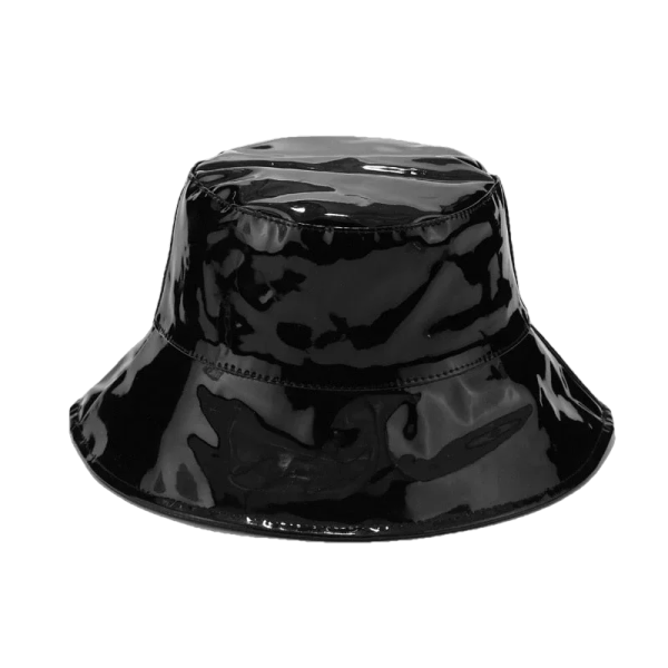 bob de pluie femme en similicuir