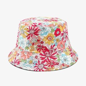 chapeau floral estival