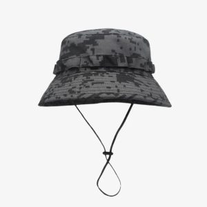 chapeau bob ficelle gris