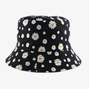 chapeau bob fleuri