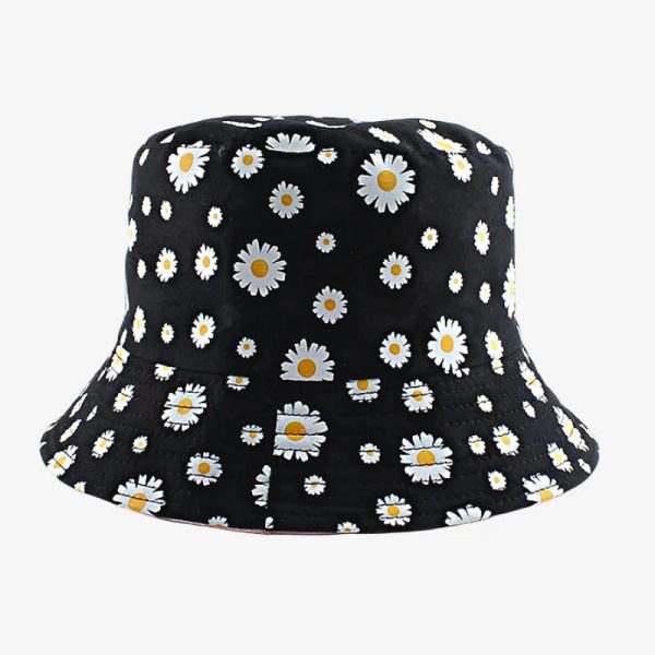 chapeau bob fleuri