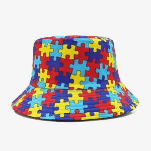 chapeau Bob Puzzle Coloré